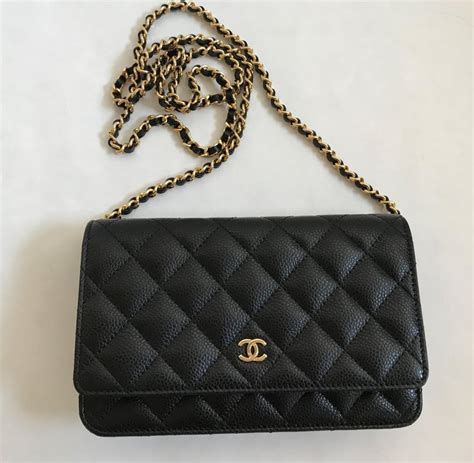 chanel woc black caviar.